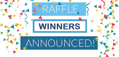 Raffle Results.